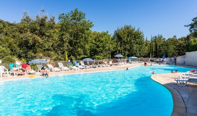 piscine chauffé camping green park