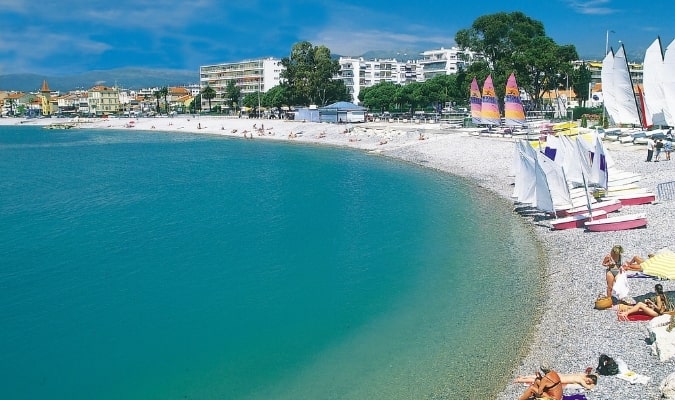 Plage cagnes sur mer